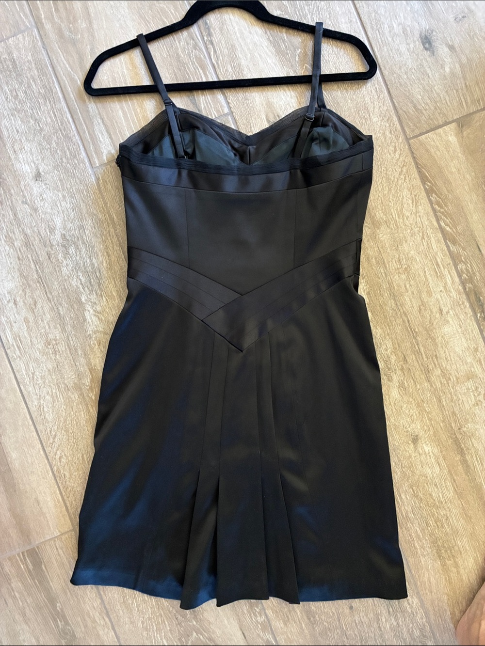 BCBG Little Black Strappy Mini Dress - Picture 6 of 12